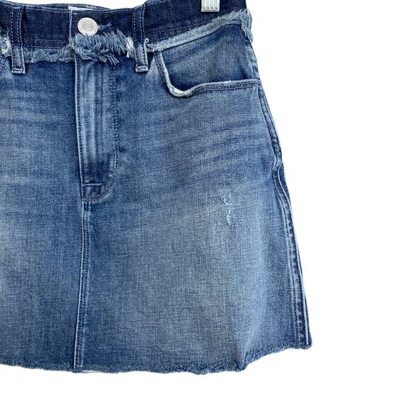Hudson x Revolve Vivid Denim Cut Off Mini Skirt - Picture 8 of 8